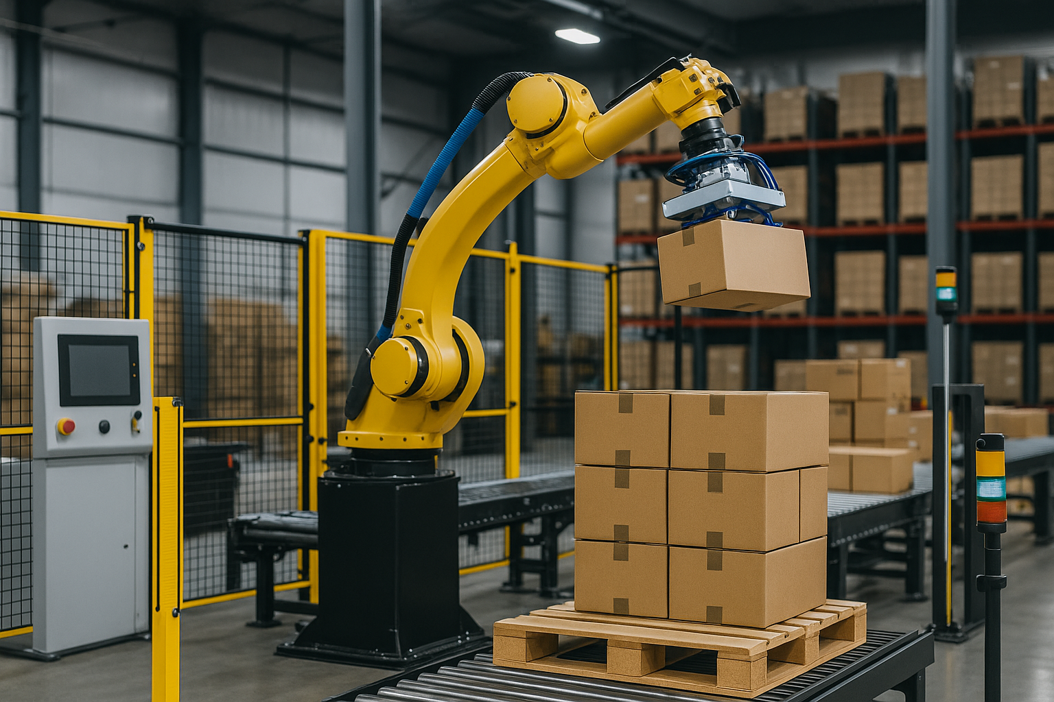 Robotic cell in production — All City Robotics